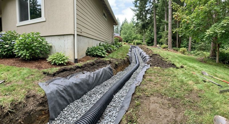 Foundation Drain Installation in Tuscaloosa, AL
