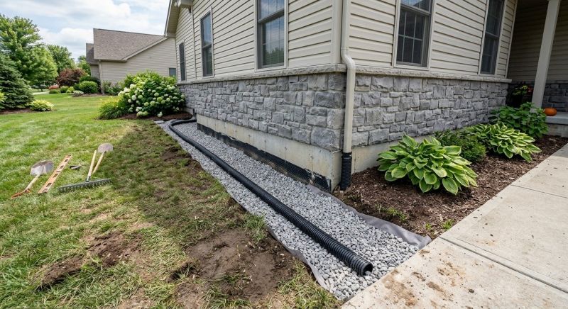 French Ditch Installation in Tuscaloosa, AL