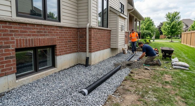 French Drain Clearing in Birmingham, AL