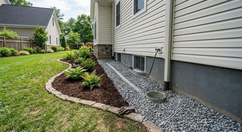 French Drain Installation in Birmingham, AL