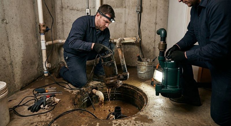 Sump Pump Installation in Warwick, RI